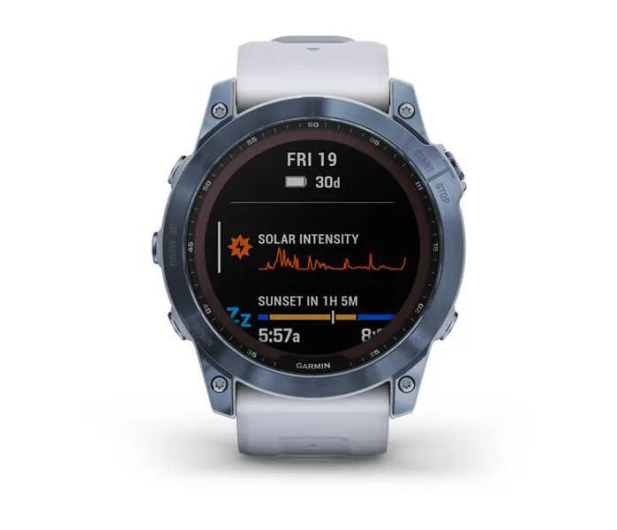 Garmin SMARTWATCH GARMIN Fenix 7X Sapphire Solar Jasnoniebieski Tyt - 1467060 - zdjęcie 2